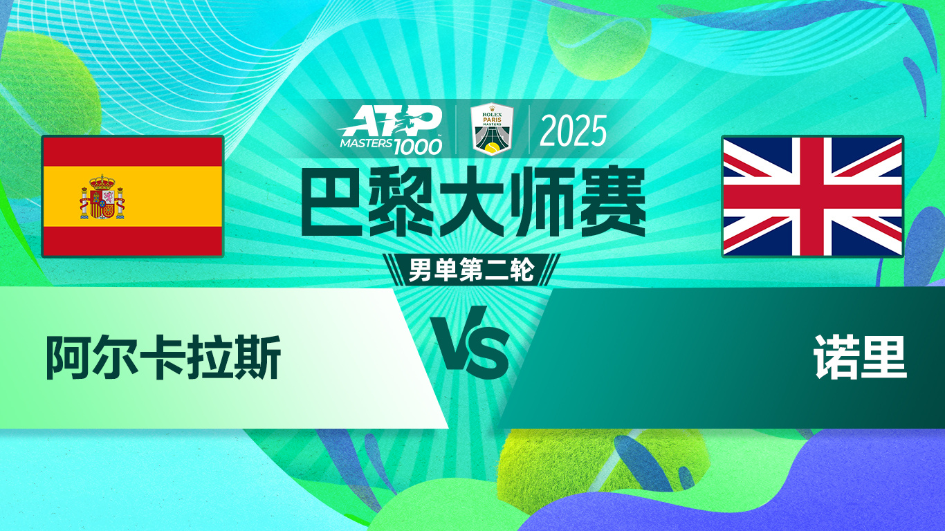 法网鏖战联合杯，阿尔卡拉斯统治全场